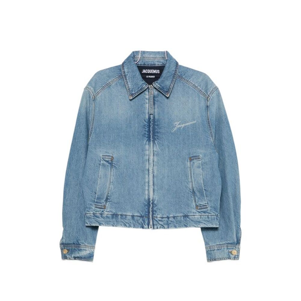 Jacquemus Blue Jackets - Denim Jackets Men